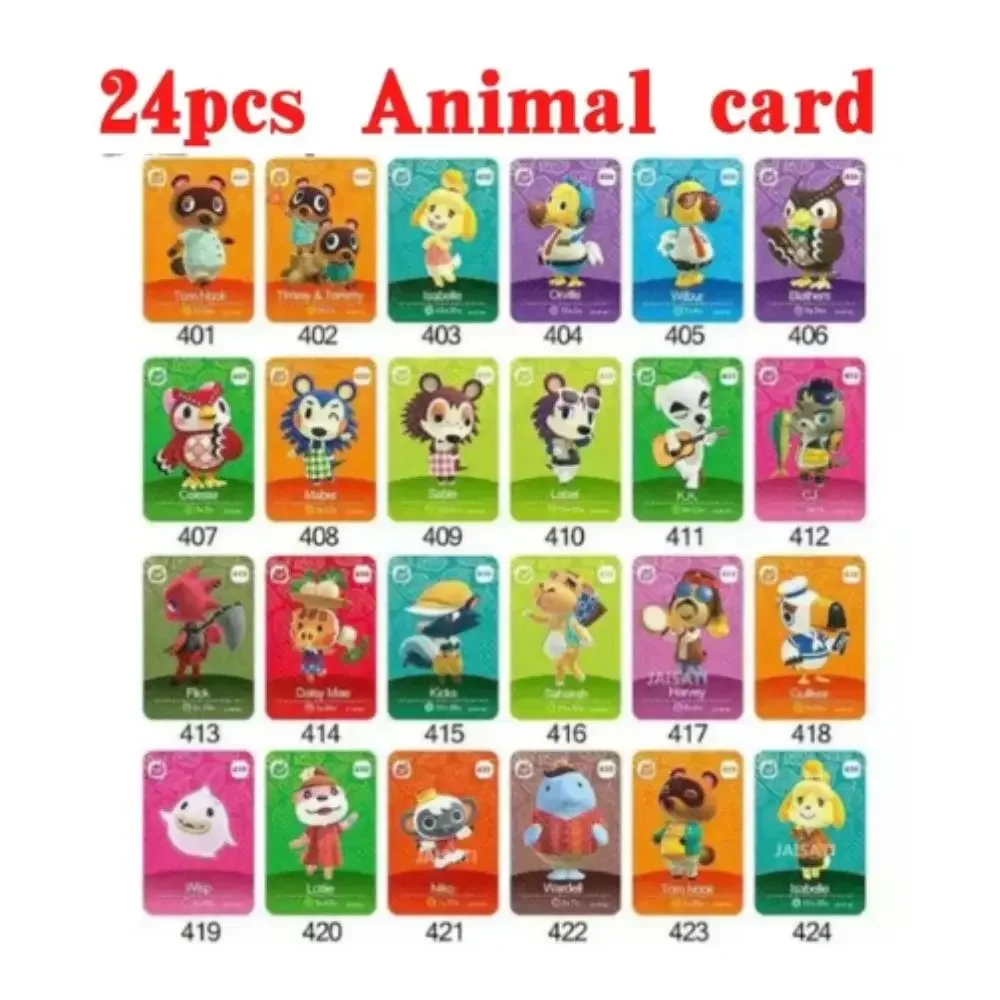 Hot Game Animals Crossing New Horizons Amiibo Card Ankha Marshal Maple NS Switch 3DS Game Set Mini NFC Cards Series 1 2 3 4 5