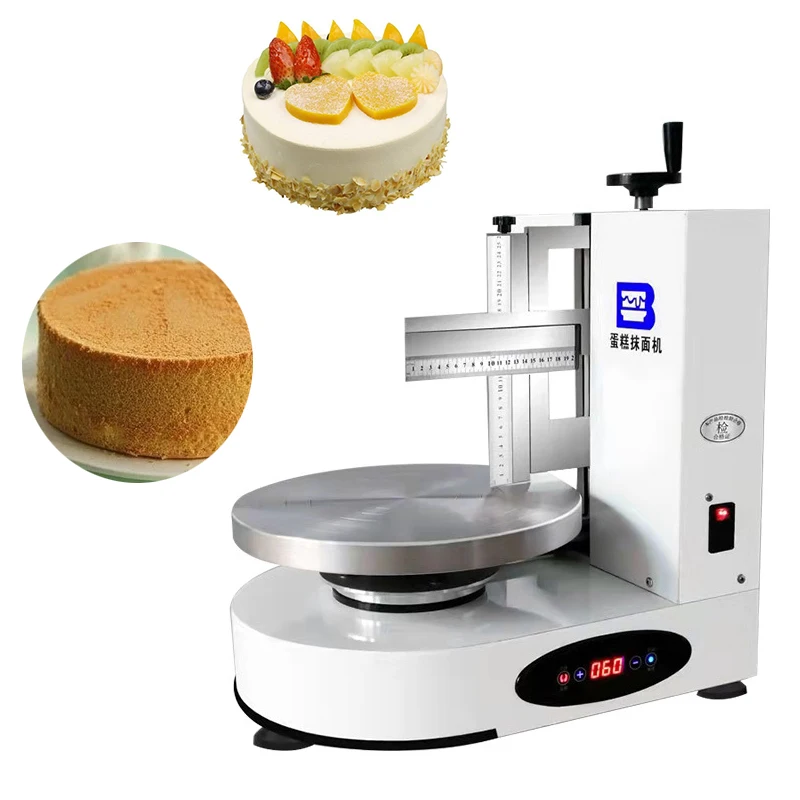 Full-automatic Birthday Cake Spreading Coating Filling Machine Commercial Electric Baking Equipment