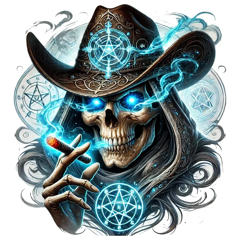 

Personalized Skull Car Stickers Waterproof Decorative Body Stickers Auto Accessories