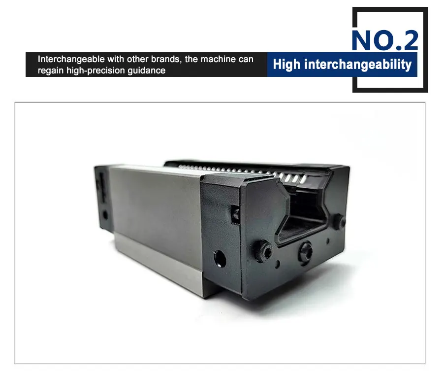 1pc RGH30CA RGW30CC Block Slider Wagen Linear Führungsschiene Schwere last H Klasse CNC Maschine Zentrum Präzision Hohe stijfheit Roller – Detail 14