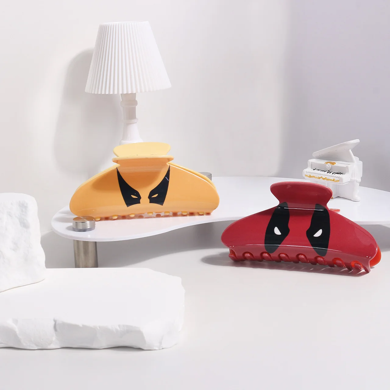 1 pz/2 pz Marvel Deadpool Wolverine Multi-Funzionale Artiglio Dei Capelli Clip Elegante Forma Unica Accessorio Per Capelli per la Decorazione