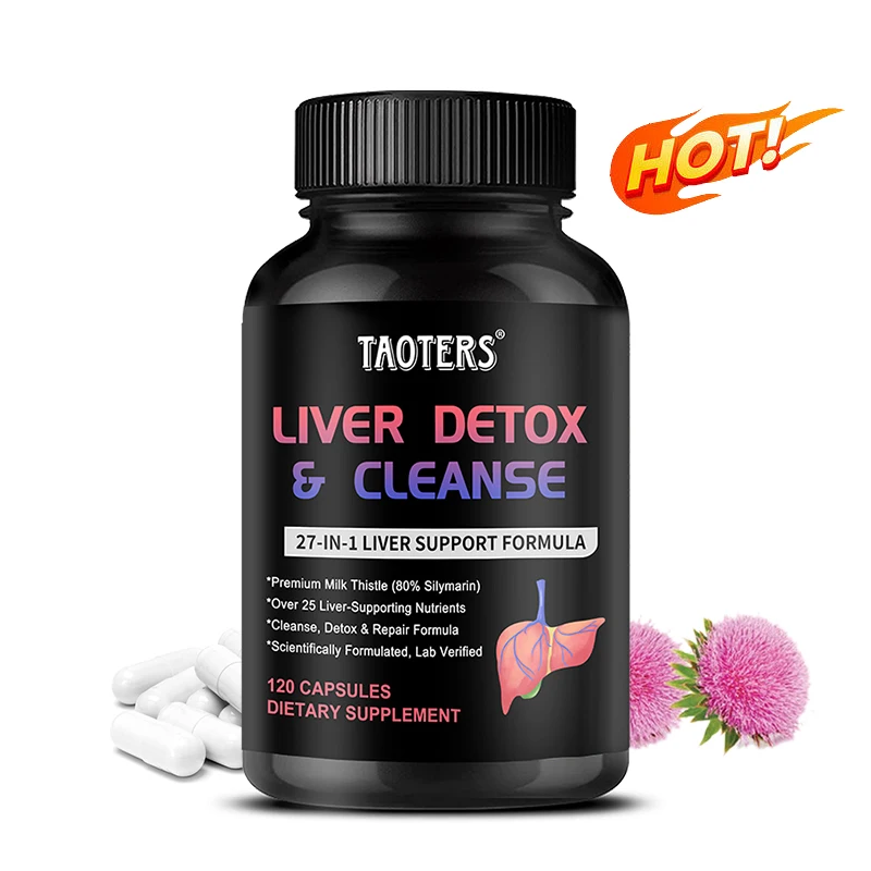 

Liver Support Capsules - Milk Thistle, Dandelion & Artichoke, Liver Cleanse Detox & Repair, Digestion & Elimination of Toxins