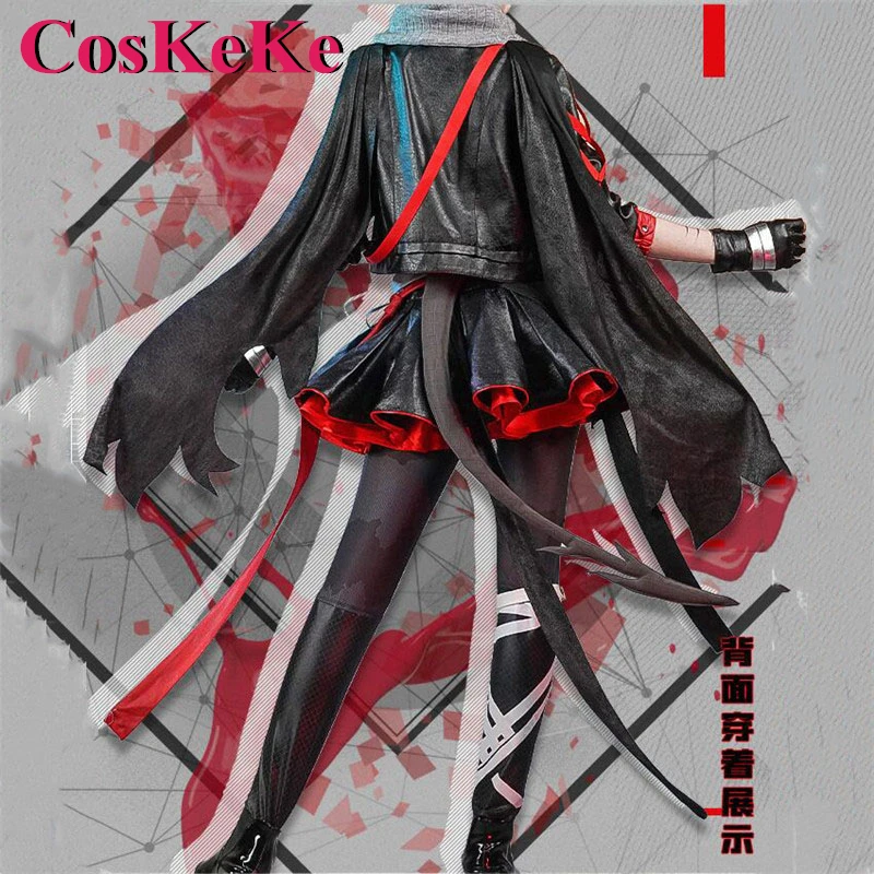 CosKeKe W Cosplay Anime Game Arknights Costume Fashion Gorgeous Combat Uniform Women Halloween Party Role Play Clothing S-L New