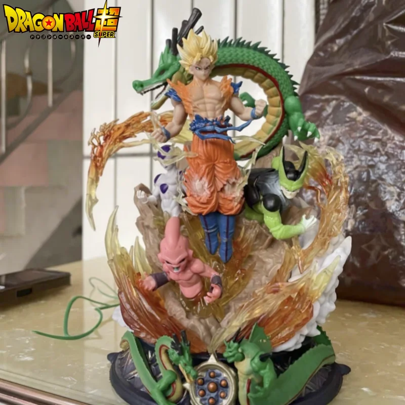 

Dragon Ball Z Anime Figure Super Saiyan Son Goku Shenron Action Figurine Pvc Statue Model Toy Collection Ornament Birthday Gift