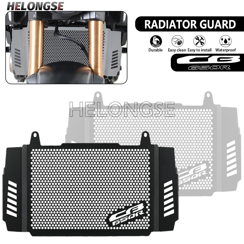 

For Honda CB650R Neo Sports Cafe CBR650R 2019- 2026 CBR 650R CBR650 CB650 R Radiator Guard Grille Cover Mesh Net Protector Grill