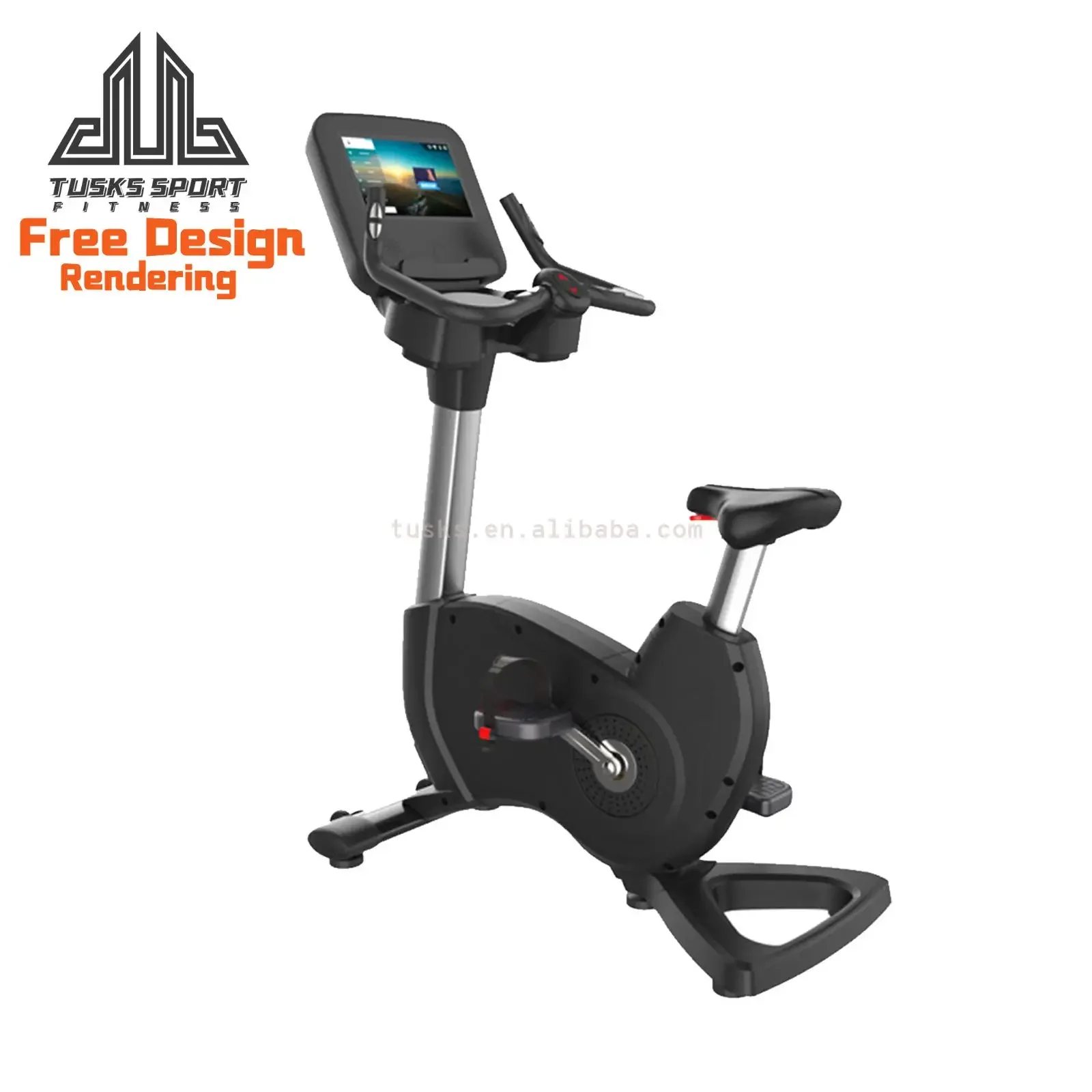 Vertical commercial exercise bike gym indoor sports - equipment bike adjustable magnetic vertical exercise bike