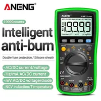 ANENG AN870 Multimeter 19999 Counts Digital Profesional True Rms AC/DC Voltage Current NCV Transistor Accurate Auto Range Tester