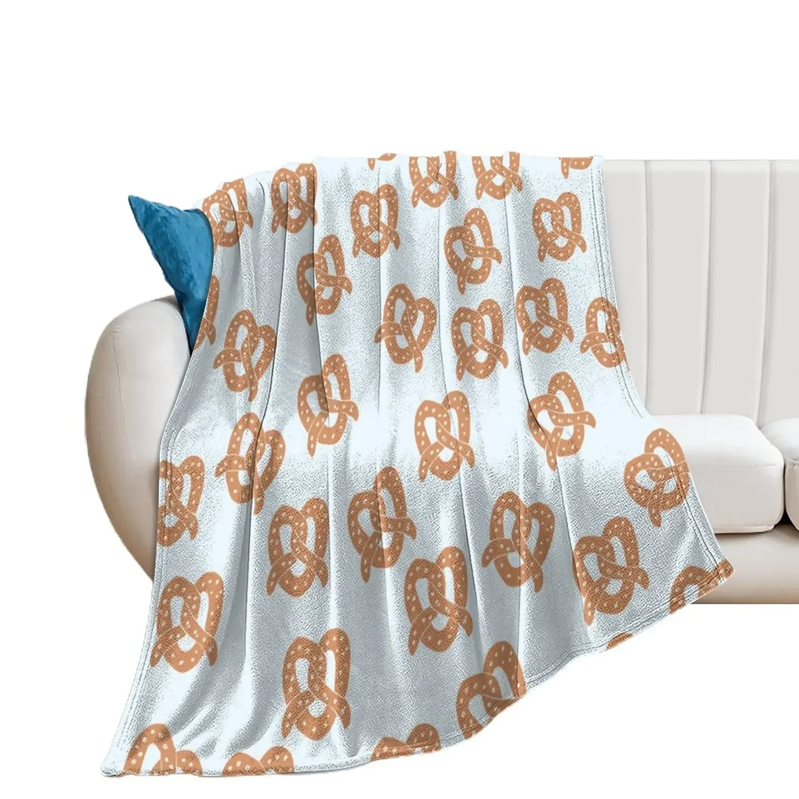 Cute Pretzel Throw Blanket Heavy Designers Blankets