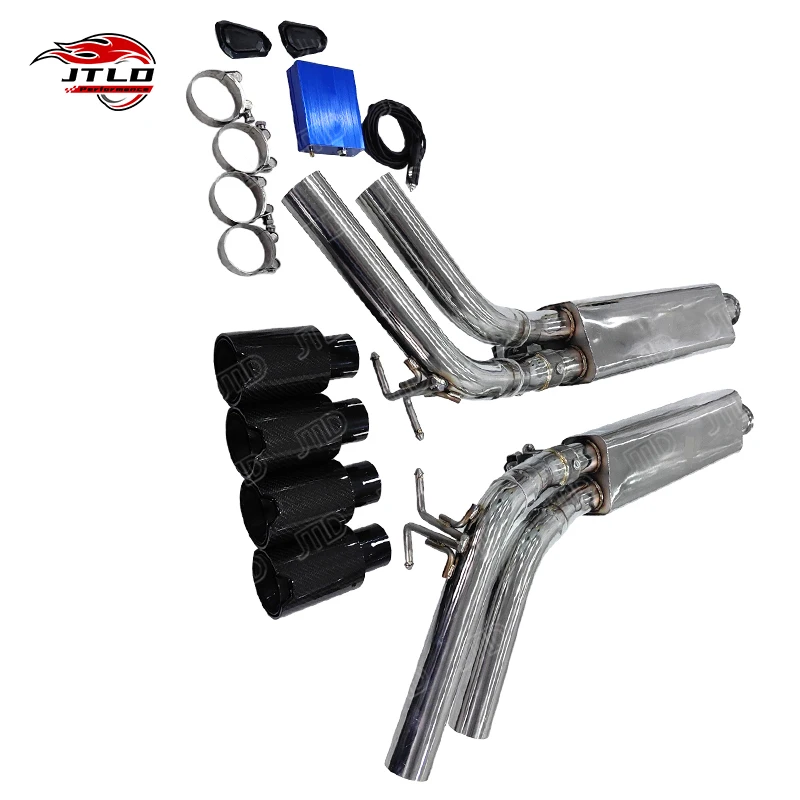 حار بيع عالية الأداء 304SS نظام العادم Catback لمرسيدس بنز AMG G63 G500 G550 G-class W463A W464 2018 +