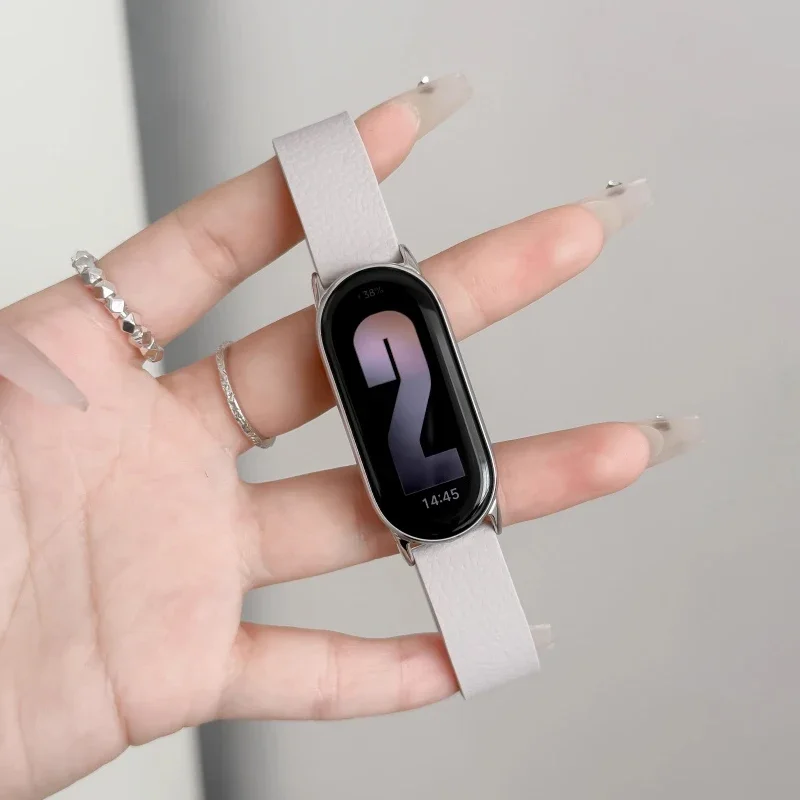 Magnetische Schleife Strap Für Xiaomi Mi Band 10 9 8, Silikon Armband Für Xiaomi Mi Band 8 9/10 Handgelenk gürtel Ersatz Zubehör – Detail 2