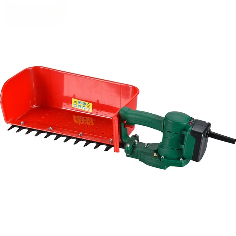 Wholesale custom 21v brushed electric tea plucker handheld mini tea leaf picking machine tea harvester