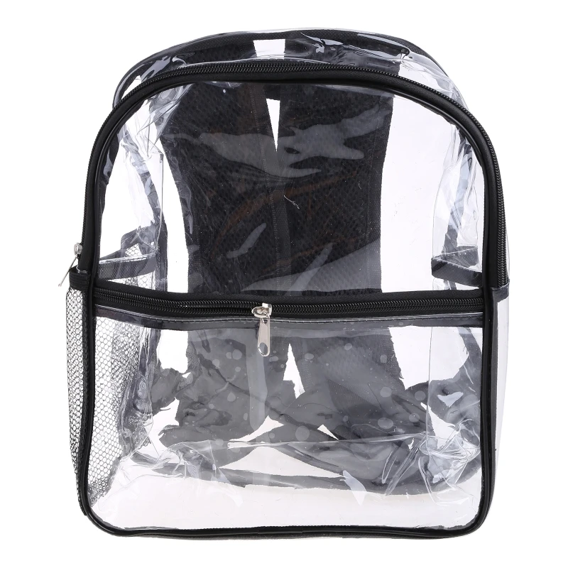 Women Backpack Transparent PVC Bag Female Fashion Girls College Students Bookbag Travel Daypack