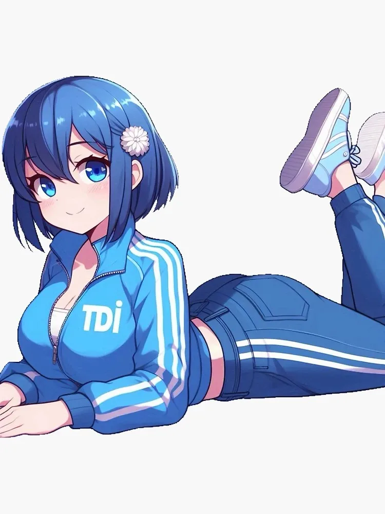 

anime Z71 GirlSticker Cover Scratches Vinyl Decal Laptop Water Bottle Laptop Speedboat Rear Windshield