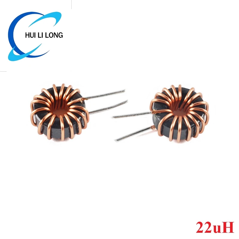 2pcs Toroid Core Inductors 40125 Winding Magnetic Ring Inductance 10uH 22uH 33uH 47uH 0.6mm Toroidal Coil Iron Silicon Aluminum
