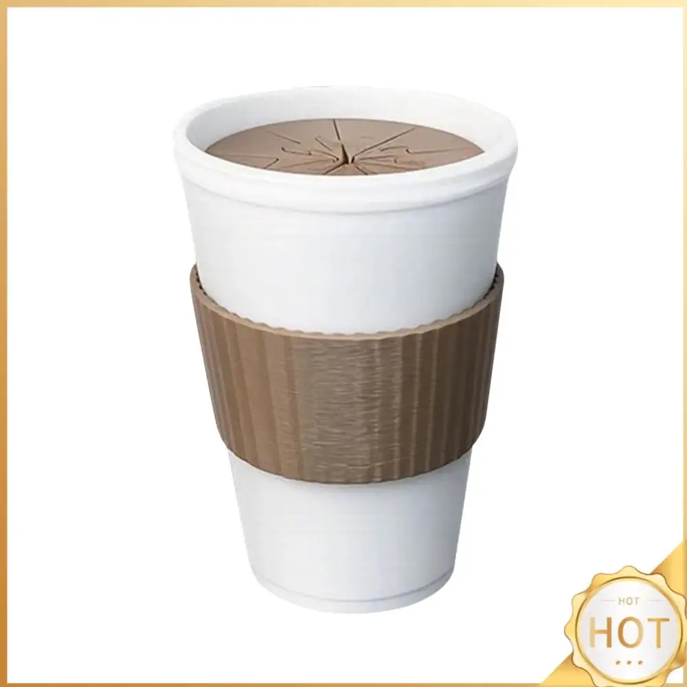 

3D Printed Coffee Spill Fidget Toy Realistic Coffee Cup Sensory Toy Funny Desktop Ornament for Improving Focus & Easing Tension