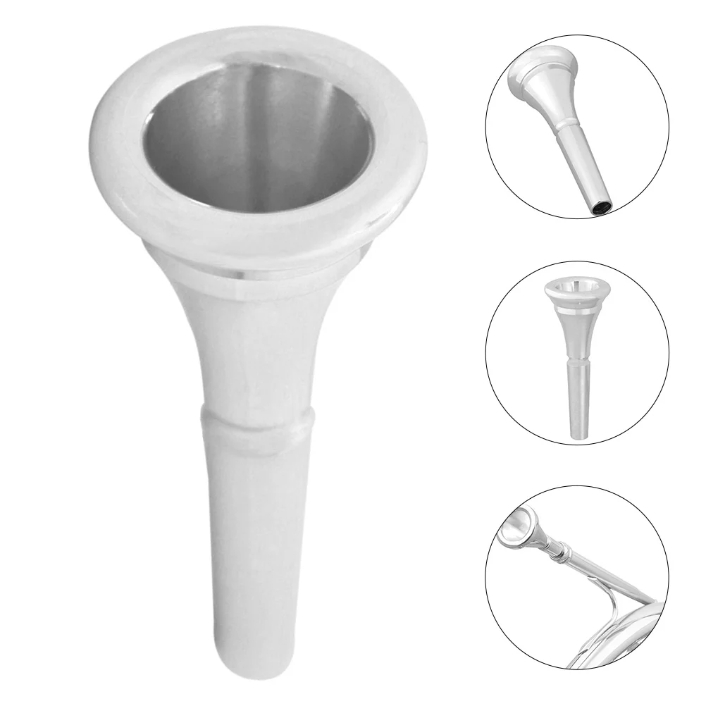 

Pure Copper Round Horn Mouth Trumpet Accessories Instruments Mouthpiece Musical Euphonium for