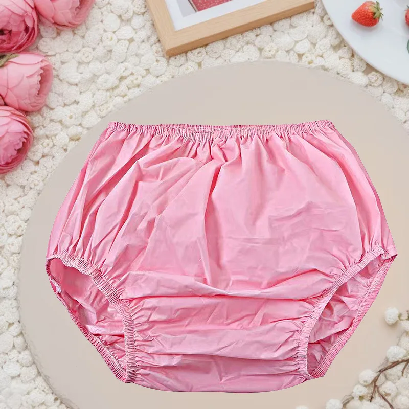 

Многоразовые подгузники для взрослых, шорты с эластичной резинкой на талии для пожилых людей, мужчин и женщин, моющиеся пластиковые подгузники для взрослых