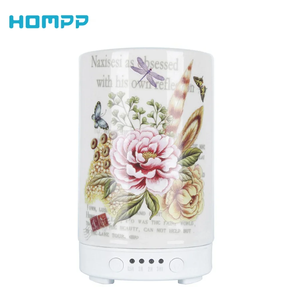 Aromatherapy Ultrasonic Essential Oil Fragrance Humidifier Ceramic Air Diffuser 100ml Nano Atomization Office Desktop Portable