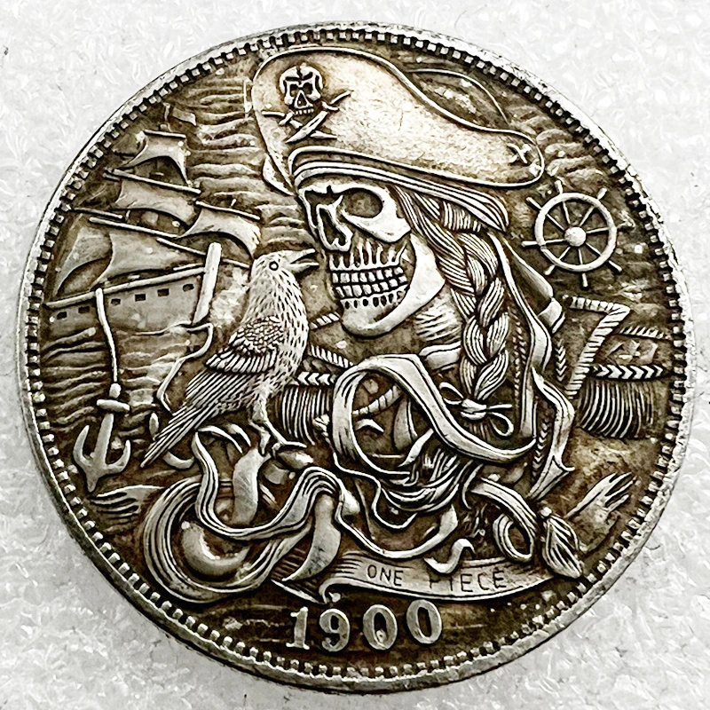 1900 Hobo Nickel Morgan Coin Commemorative Silver Coins Dollars Coins Home Decoration Craft Christmas Gifts