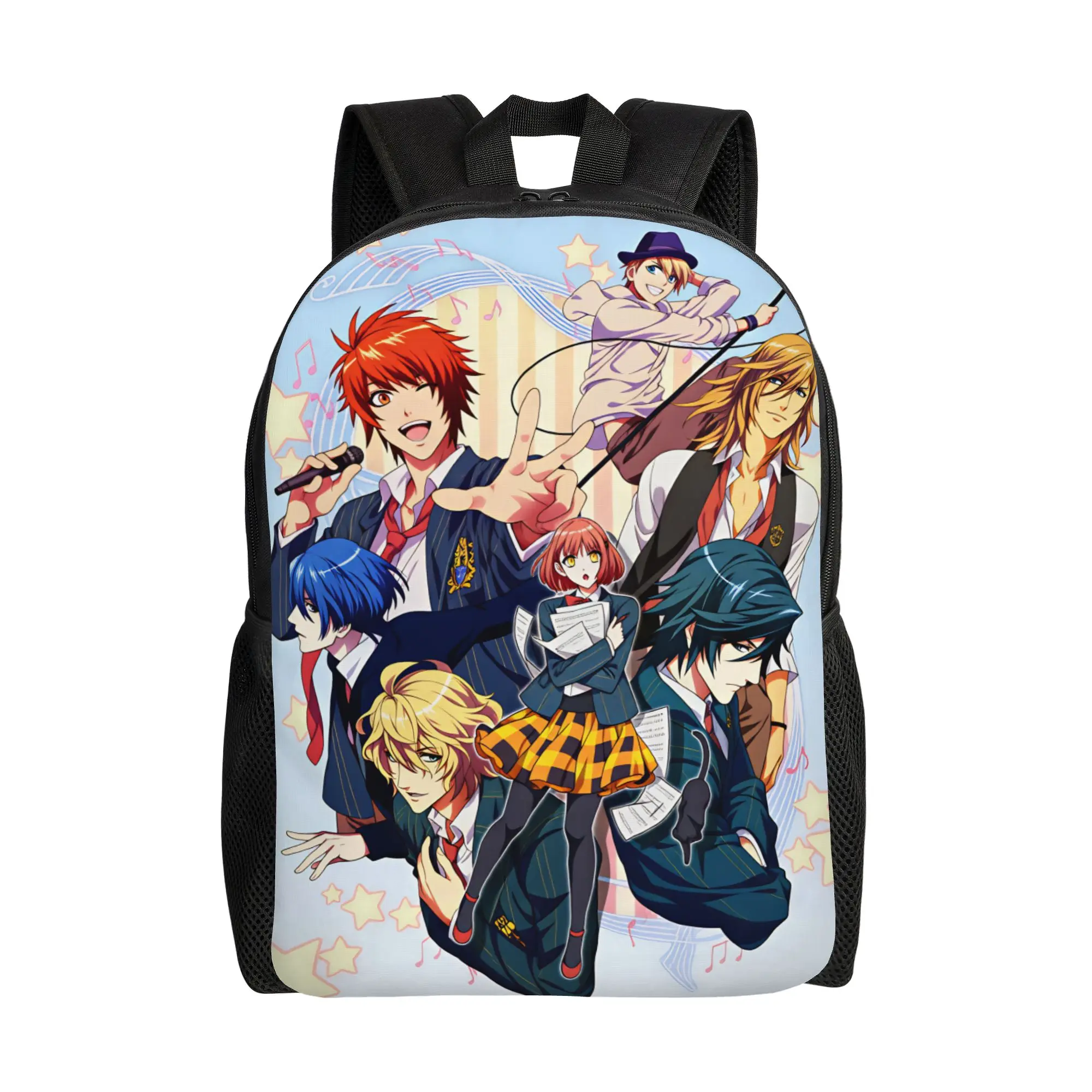 U-Uta no Prince-sama Hijirikawa Masato   Backpack  Women Men Polyester University Backpacks Large Cool School Bags Rucksack