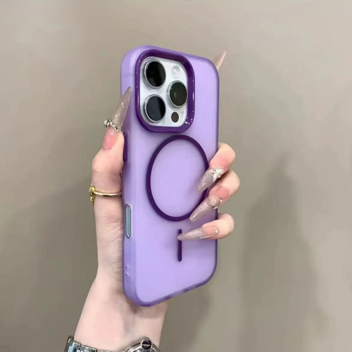Luxury Translucent Magnetic Phone Case for iPhone 17 Pro Max 16 15 14 13 12 11 Pro Max 16 Plus Protection Shockproof Bumper