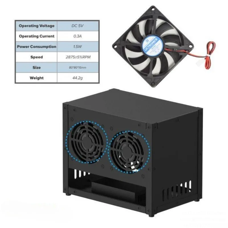 NAS Cluster 3B 4B Home Server Hat Poe 2.5-Inch SSD