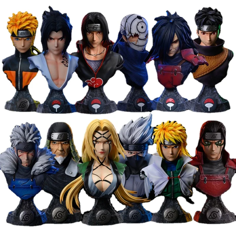 Figura de acción de NARUTO de Anime de 15cm, modelo de juguetes de regalo de NARUTO de lienze Minato Sarutobi Hiruzen Tobirama Uchiha Itachi Madara