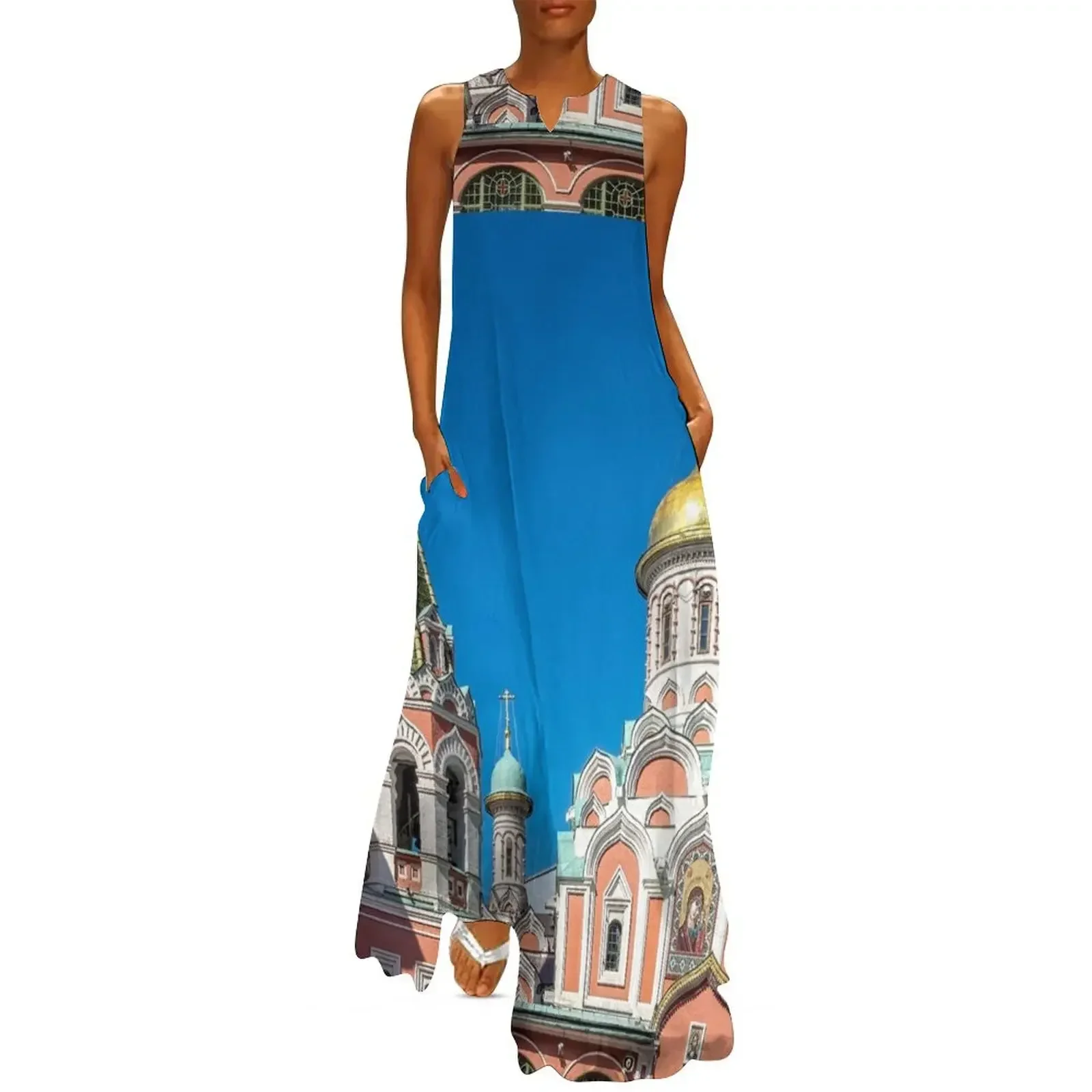 

Kazan Cathedral, Moscow Long Dress women's luxury party dress summer dress women 2025 Beachwear women party dresses