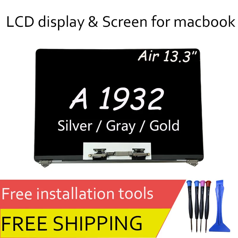 

For Apple Laptop Air Retina 13Incha1932 2018 Mrec2Mref2 替换 Lcd Display Screen - Complete Set with Backlight, Hd Quality