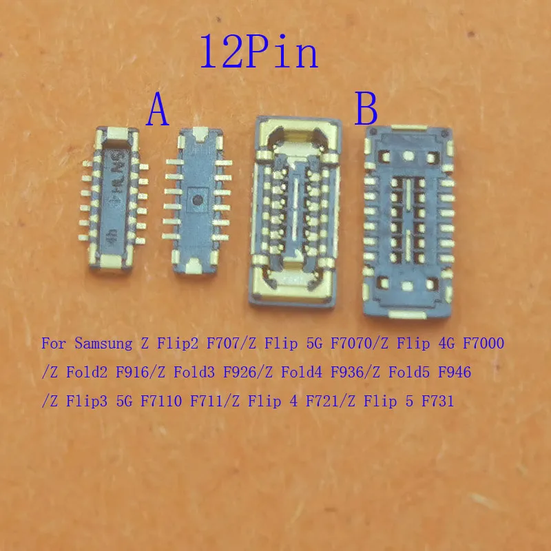 2-20Pcs Touch ID Fingerprint Home Button FPC Connector Plug For Samsung Galaxy Z Fold 2 5 Flip 3 4 F711 F721 F731 F916 F926 F936
