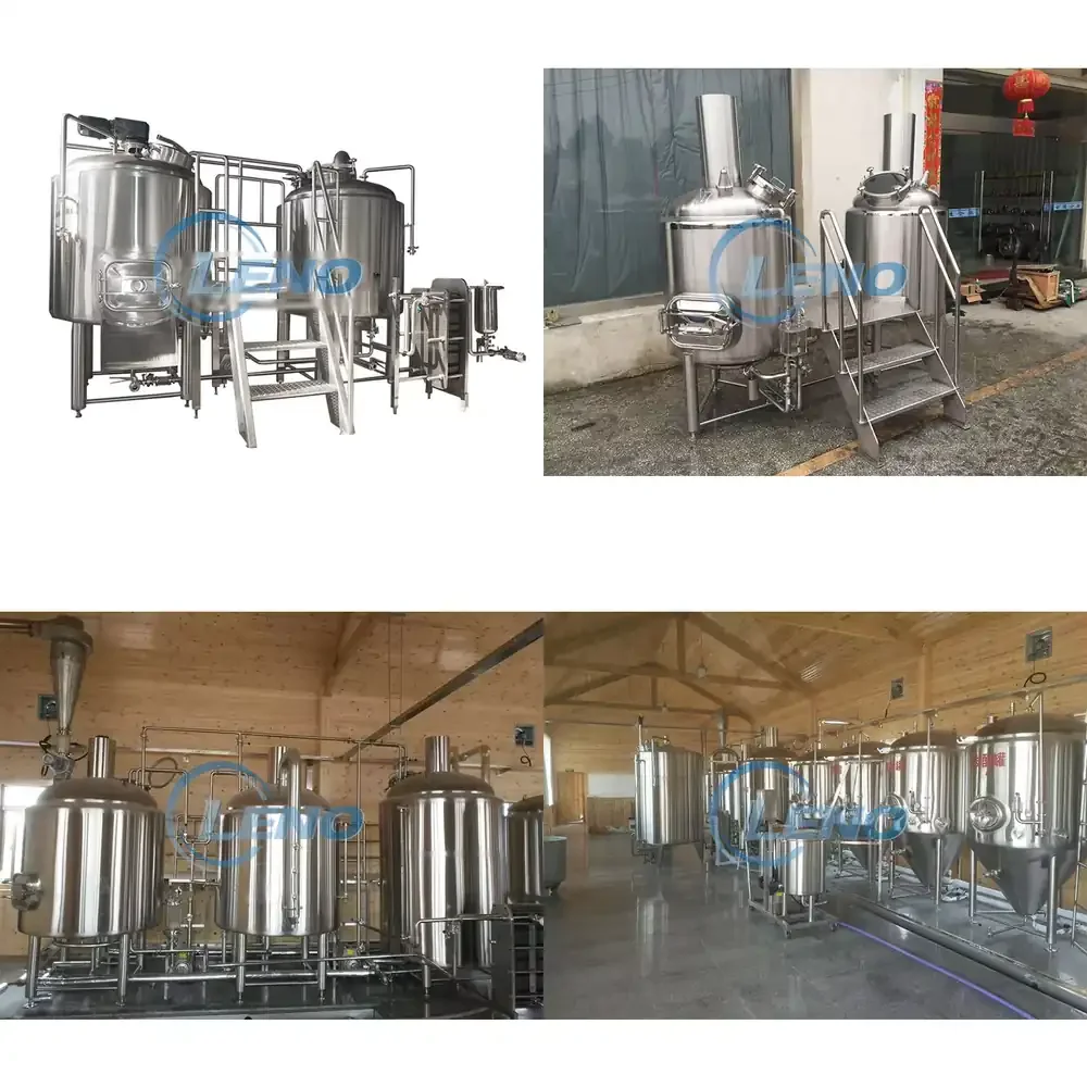 

Machinery Wine tank Mash Tun Mixing tank with Agitator for Sale Mash Boiler