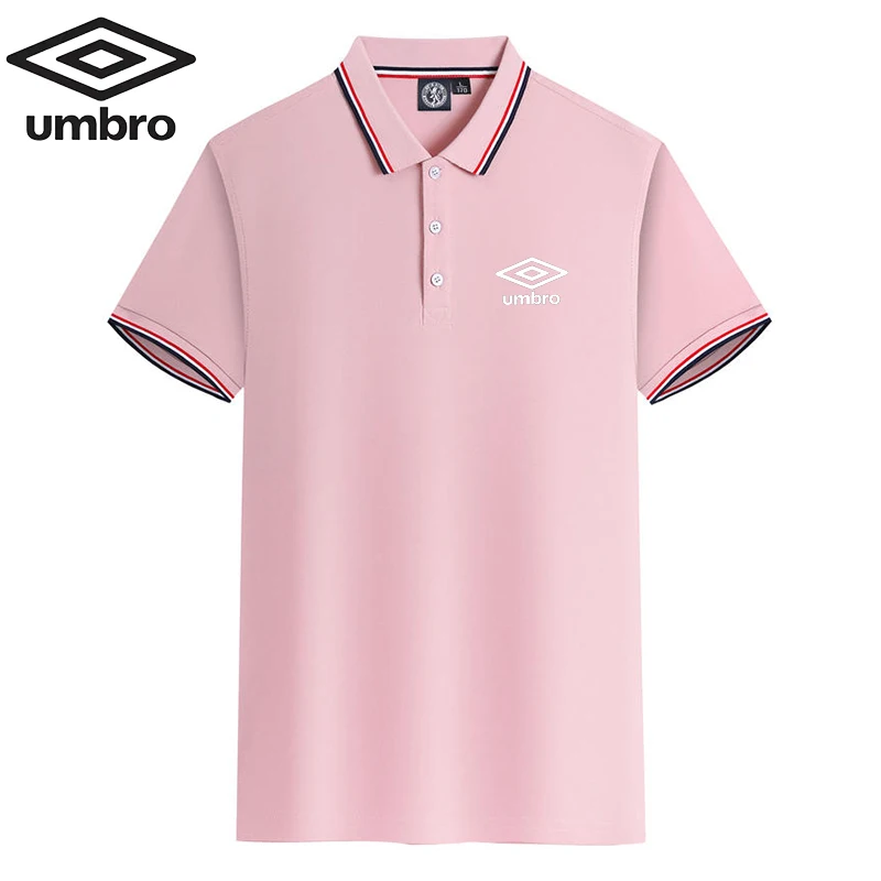 Embroidered Umbro Polo New Summer Polo Shirt Men High Quality Men\'s Short Sleeve Top Business Casual Polo-shirt for Men