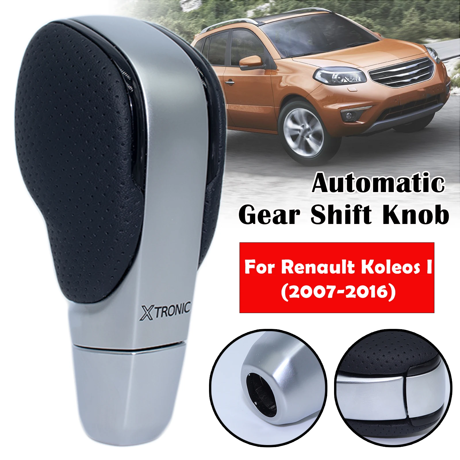 

Auto Gear Shift Knob For Renault Koleos I II Samsung QM5 QM6 Car Gearbox Handles Shifter Stick Lever Pen 328652311R 328650419R