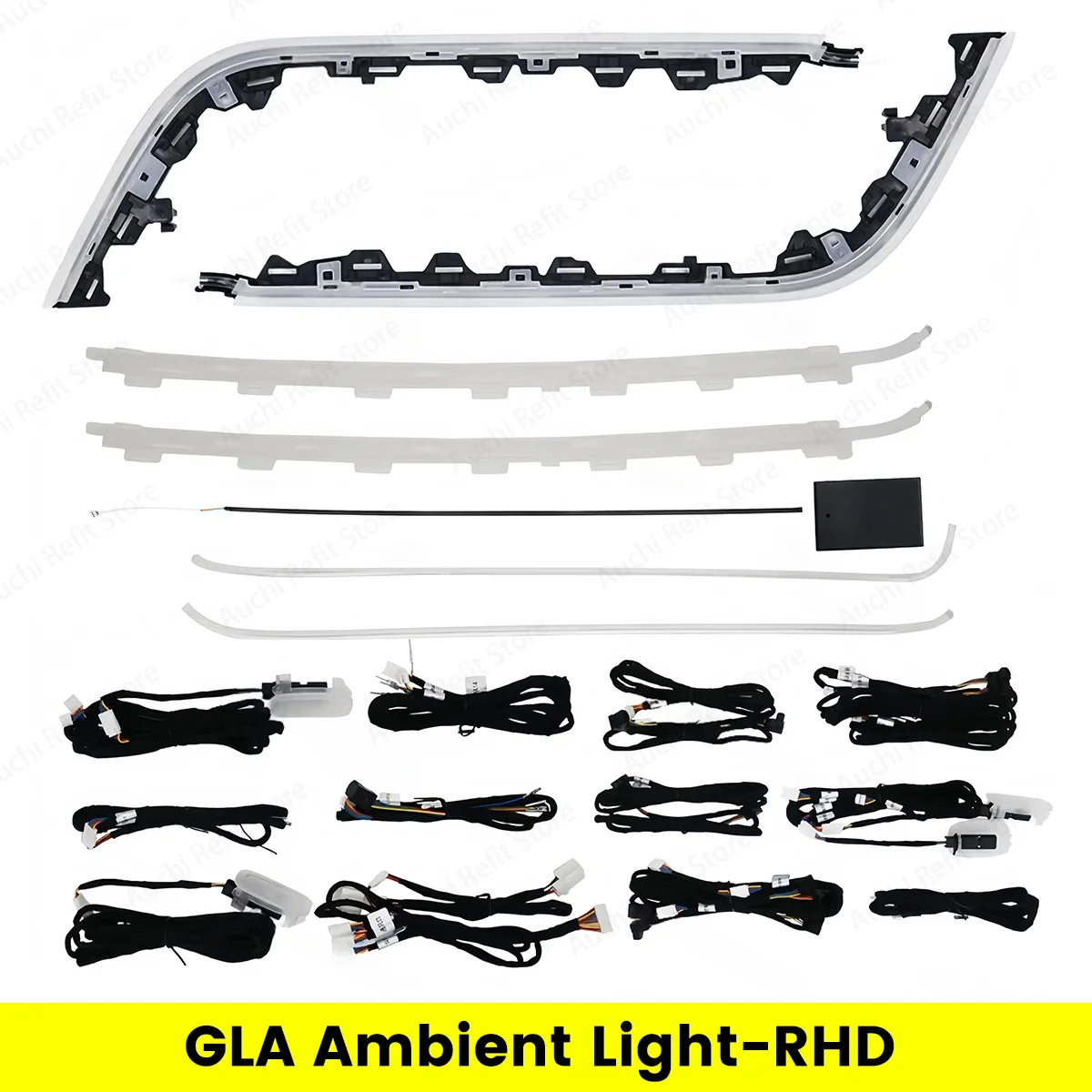 Fit Voor Mercedes-Benz A-Klasse W177 EEN Klasse W118 GLA LED Sfeer Lamp Outlet Geavanceerde 64 Kleuren Omgevingslicht RHD