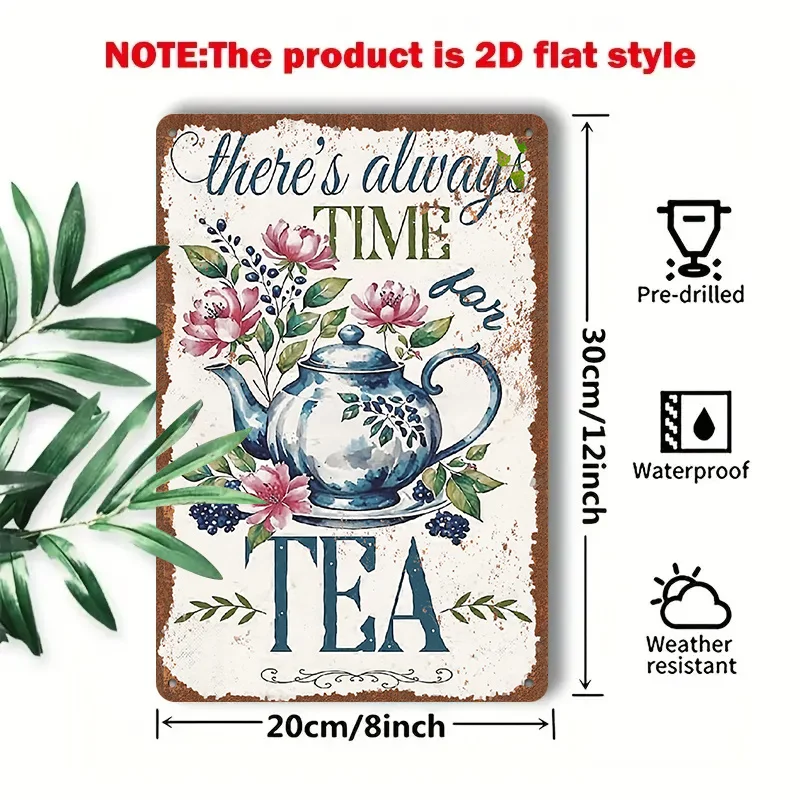 2D Flat - 1pc 2D[Flat] Metal Sign 
