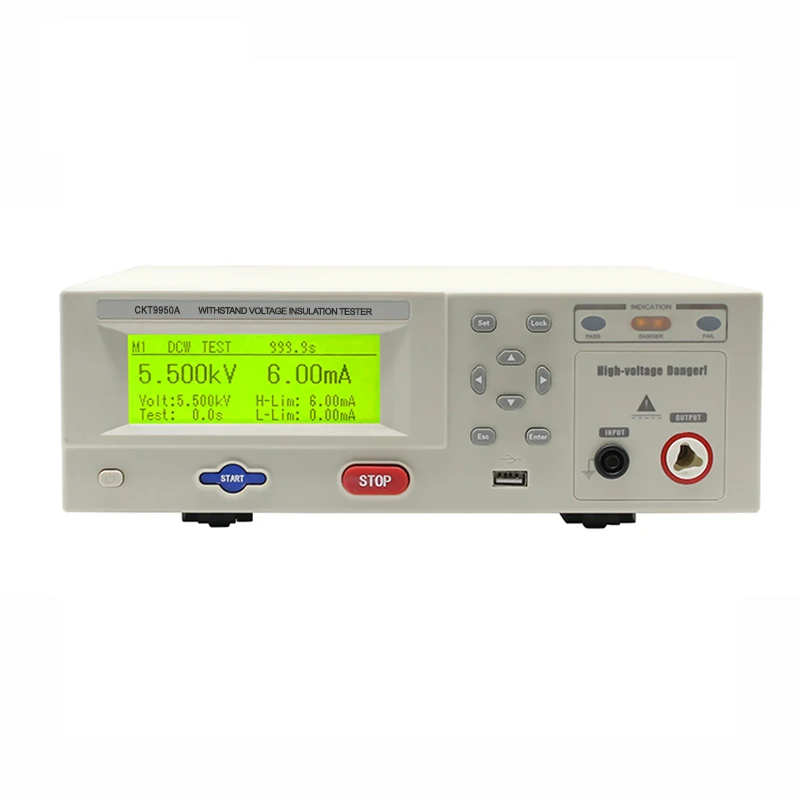 Chuangkai CKT9950A Withstand Voltage Leakage Current AC 5kV 10mA DC 6kV 5mA,Insulation Resistance Tester 100kΩ~99GΩ