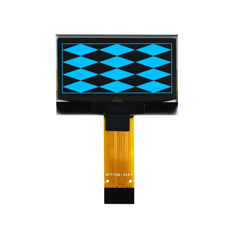 1.3 Inch OLED Display 128x64 Resolution SH1106 Driver SPI Interface 16Pin Plug-in Type