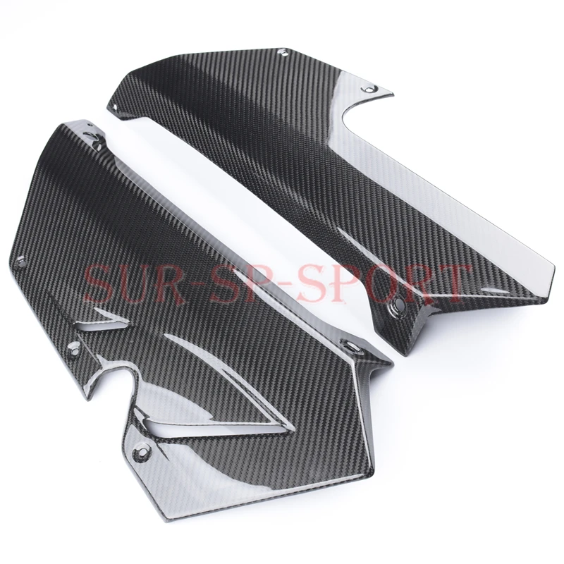 Underbody Big แผ่น Fairing ทั้งสองด้านสำหรับ MV Agusta F3 675 2012คาร์บอนไฟเบอร์100%