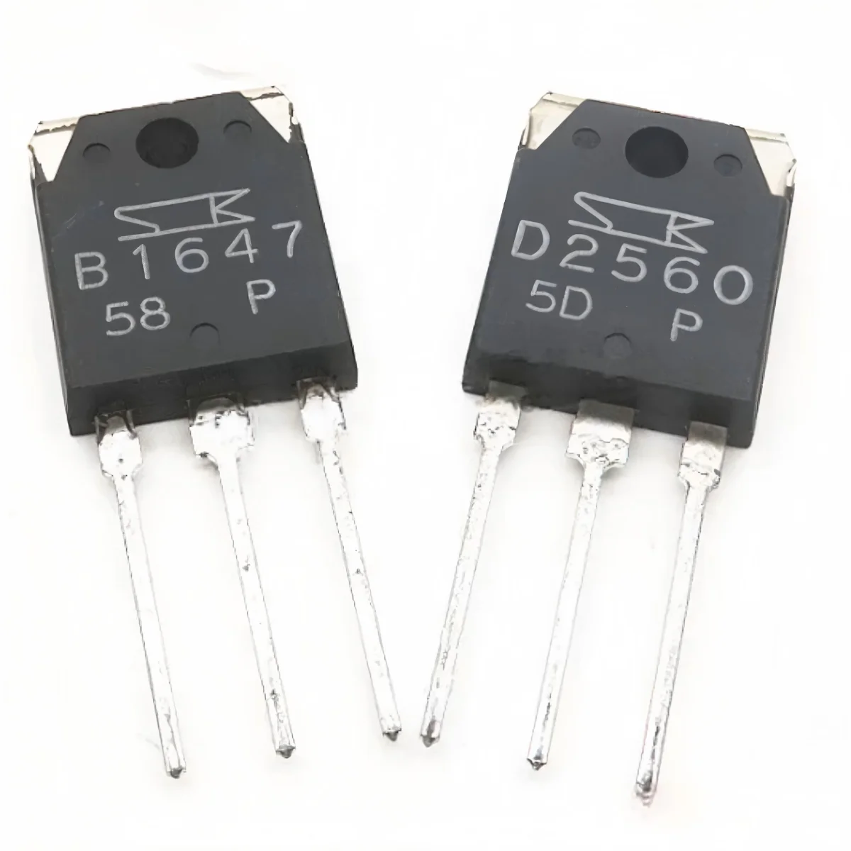 1 pair/lot 2SB1647 2SD2560 B1647 D2560 Brand New Original Genuine Audio Amplifier Paired With Tube Chip Packaged TO -3P