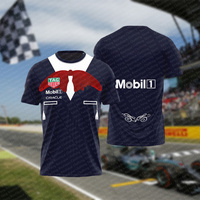 2024/25 Latest Hot Selling Fashion F1 Race Men's Sportswear Summer Racing Fans Breathable Sweating Top