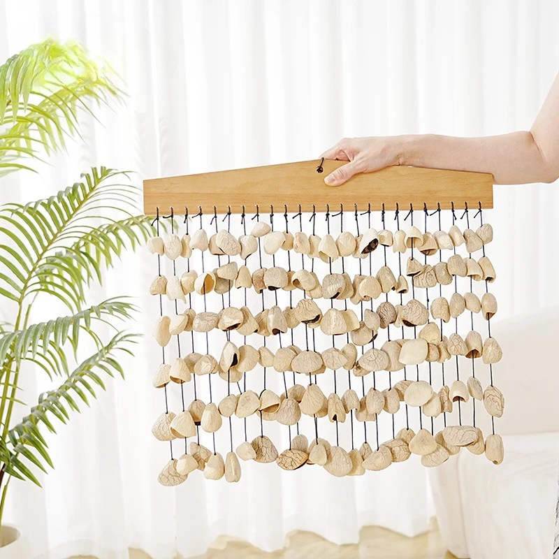 Carillons éoliens en coquille d'écrou, diapason de méditation, carillons éoliens, Relaxation spirituelle, cloches de Yoga, Instruments de Percussion de guérison sonore