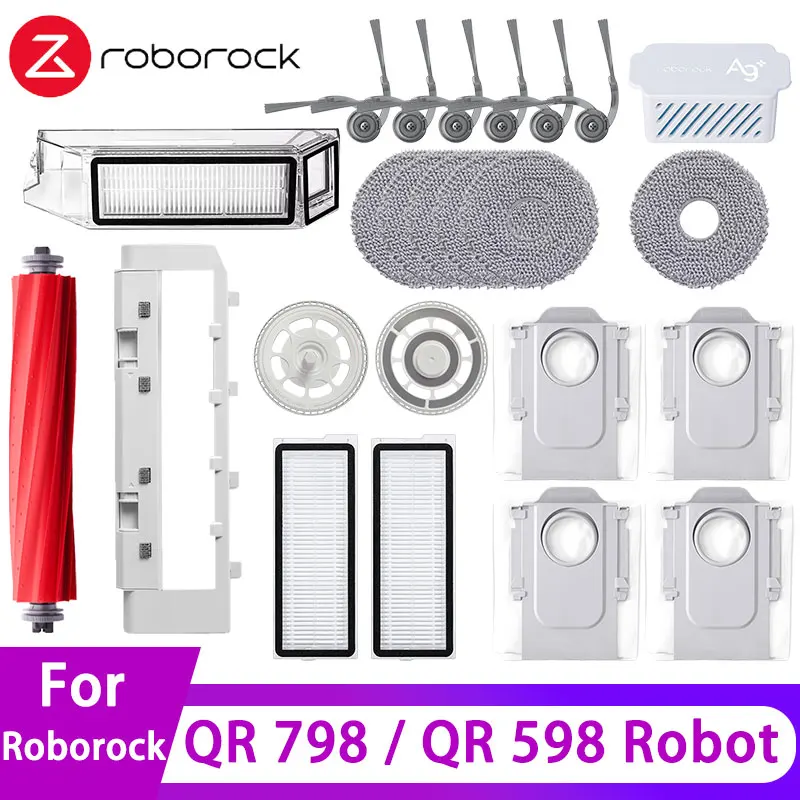�y�Z�[�����zRoborock QR 798 / QR 598���{�b�g�|���@�A�N�Z�T���[�p���C���T�C�h�u���V�A���b�v�N���X�AHEPA�t�B���^�[�A�_�X�g�o�b�O�A�X�y�A�p�[�c