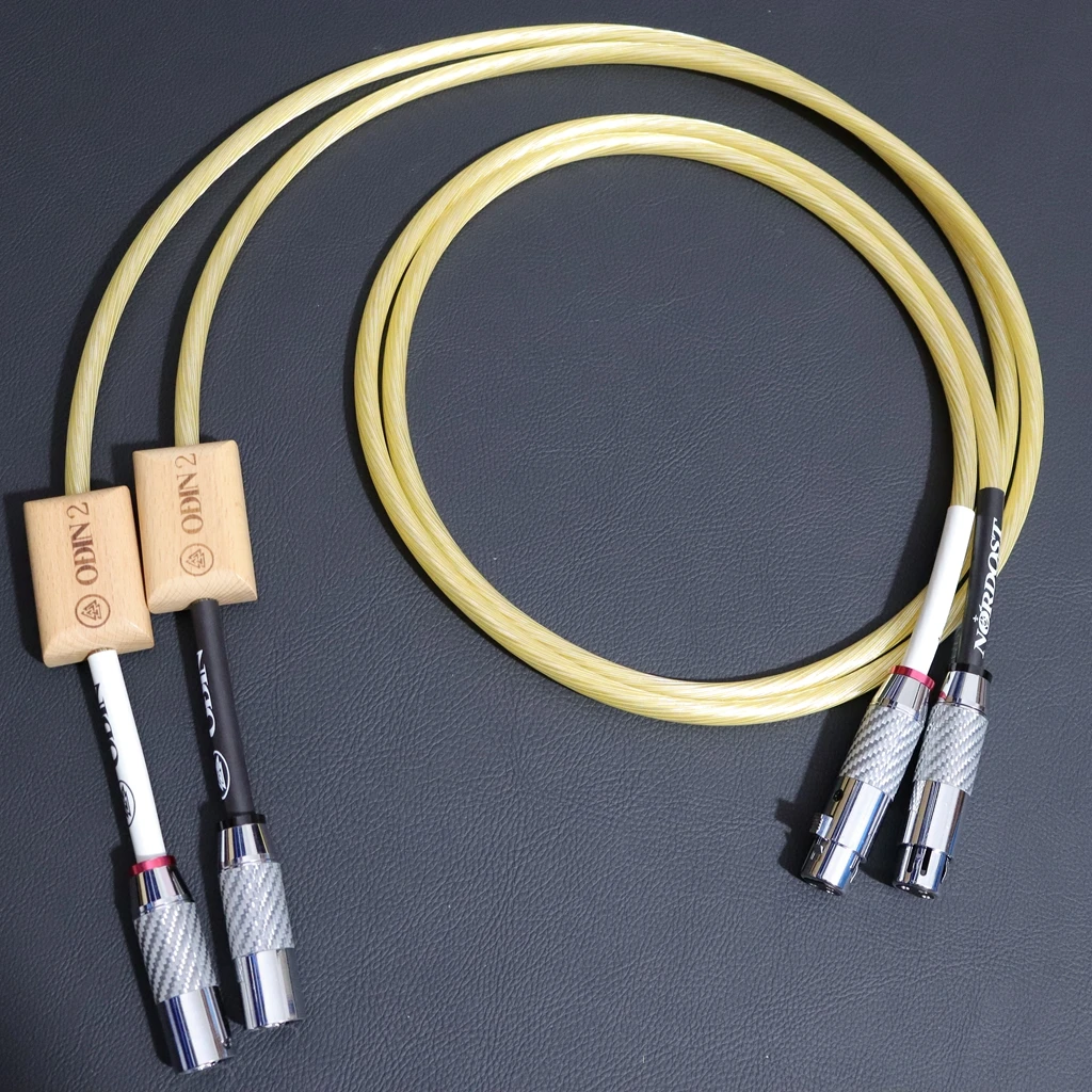 Imagem -05 - Eua-nordost Odin Gold Cabo de Áudio Hifi Xlr para Xlr Linha Equilibrada Audiophile Grau Amplificador Mix Mixer Fio de Interconexão Original