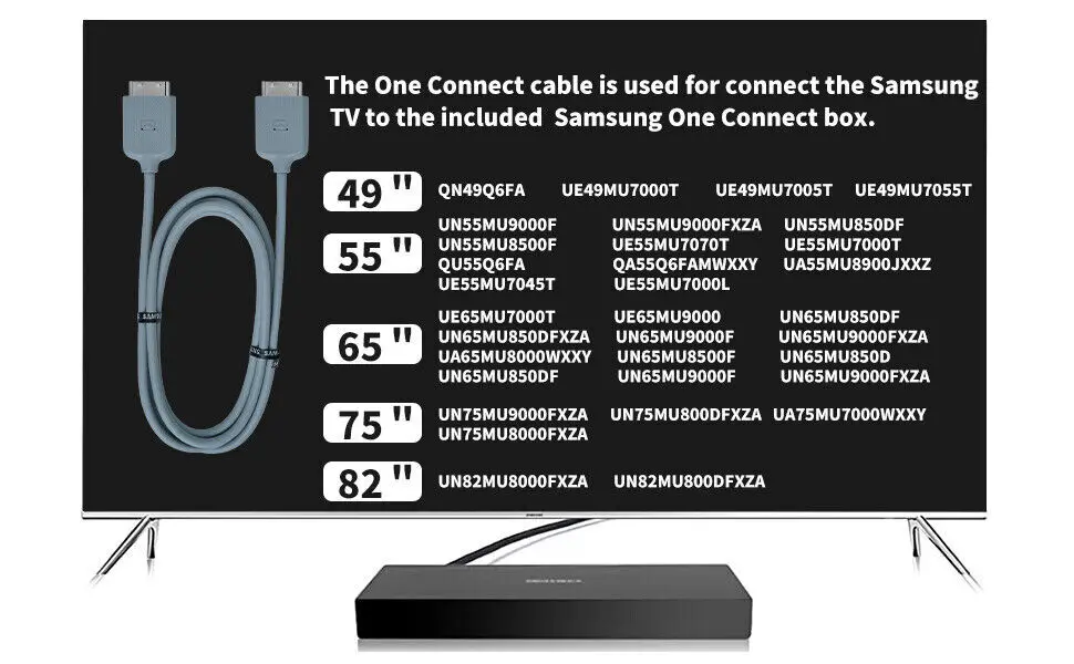 Новый соединительный кабель BN39-02209A BN39-02209B для BN96-44183A BN91-17814A BN91-17814W, совместимый с телевизором Samsung MU7000 MU800 MU9000