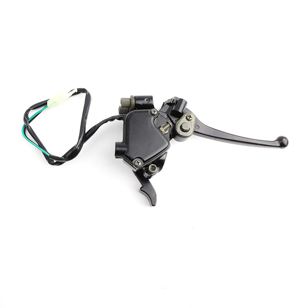 7/8'' 22mm Aluminum Double Thumb Throttle Twin Handle Brake Lever Front Hand Brake Accelerator For Quad Bike ATV Mini Moto parts