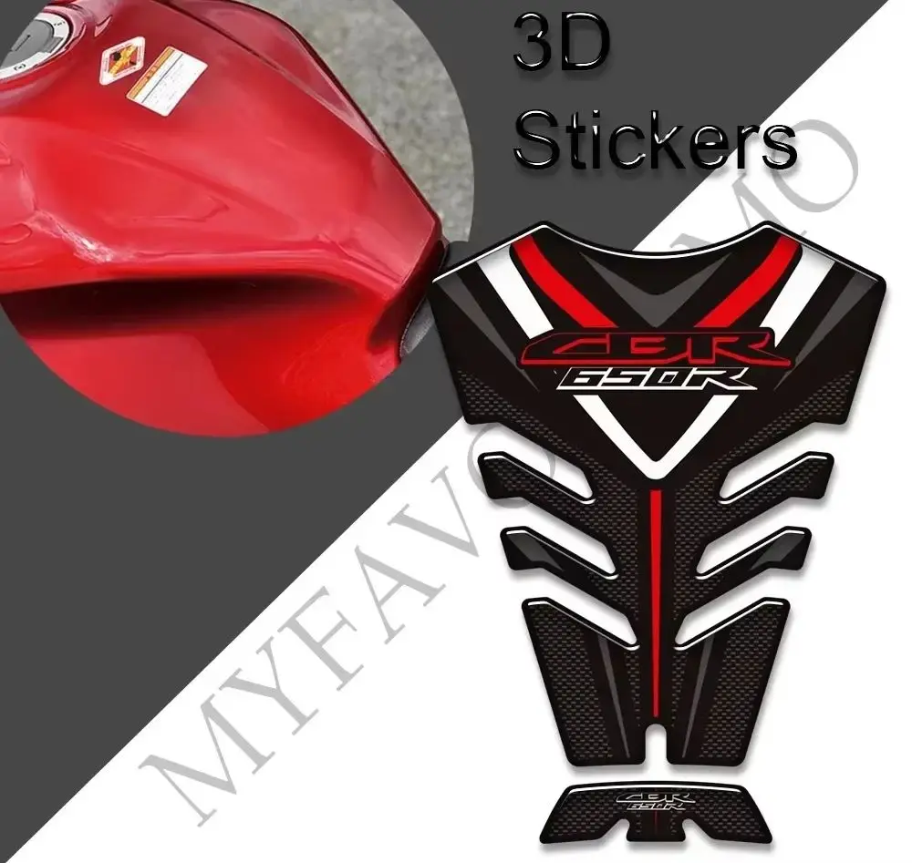 

For Honda CBR 650R CBR650R HRC Fireblade Motorcycle Side Grips 3D Stickers adhesive Gas Fuel Oil Kit Knee Tank Pad Protection