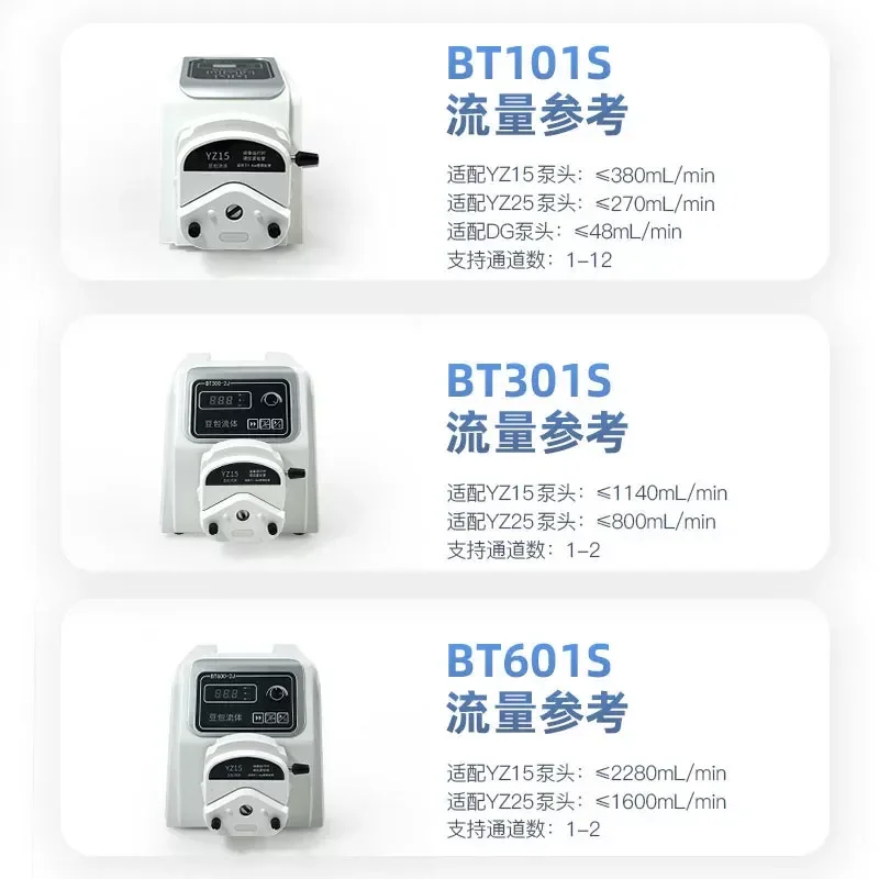 for BT101S Laboratory Peristaltic Pump Multi Channel Small Constant Current Pump Quantitative Cyclic Sampling Titration