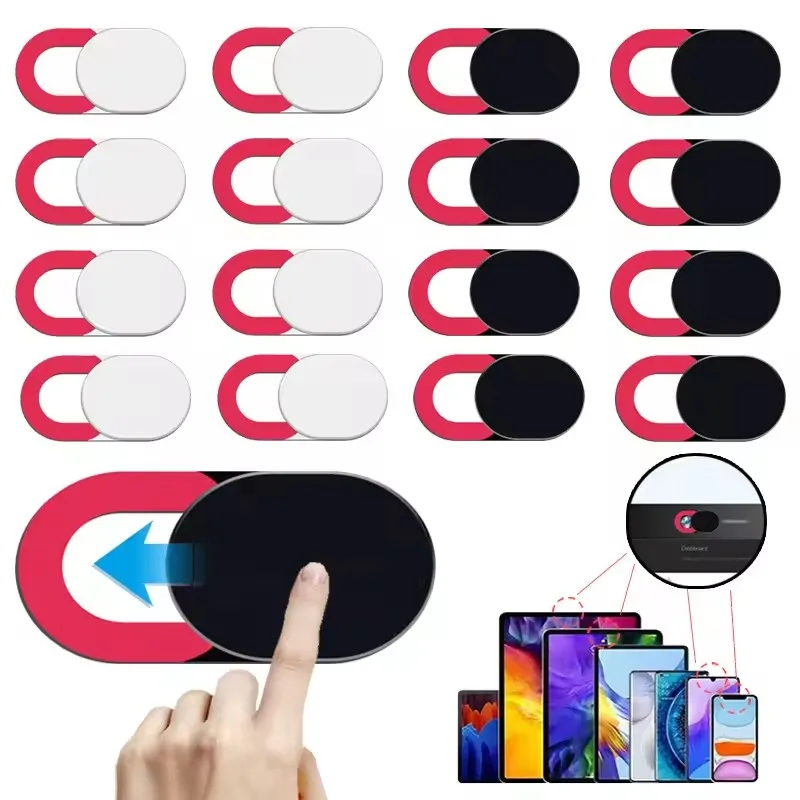 Laptop Camera Privacy Cover Webcam Cover Shutter Adhesive Slider for IPad Tablet Web Pc Camera Mobile Phone Lens Privacy Sticker