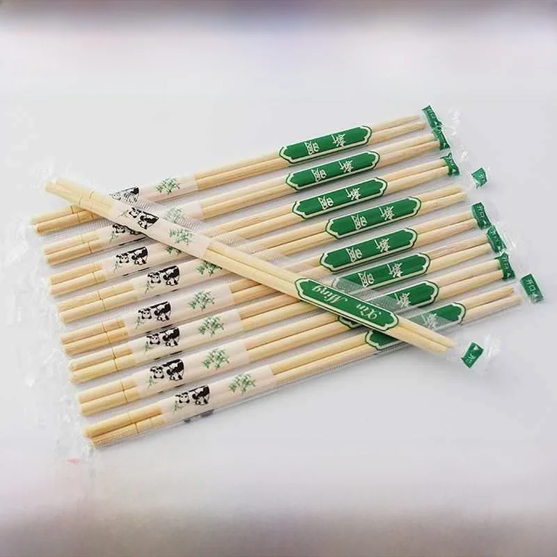 

Cheap Disposable Bamboo Chopsticks Commercially Packaged for Restaurants 1000 Pairs Hygienic Independently Wrapped Chopsticks