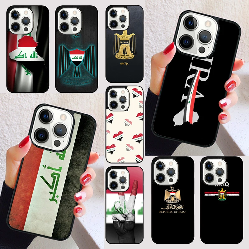 Iraqi Iraq National Flag cover For iPhone 15 16 13 12 11 14 Pro Max Mini Max SE 2020 7 8 6S Plus Phone Case